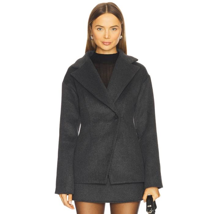 Sndys 【 Jovie Cinched Blazer Women Charcoal 】 ブレイザー レディース チャコール｜スニケス