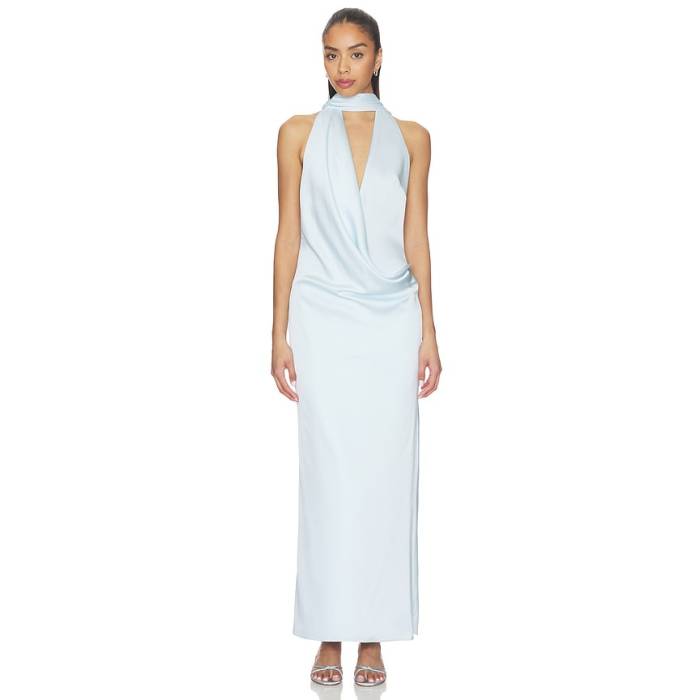 Lovers And Friends 【 Faby Maxi Dress Women Ice Blue 】 お召しもの レディース 青み 青色