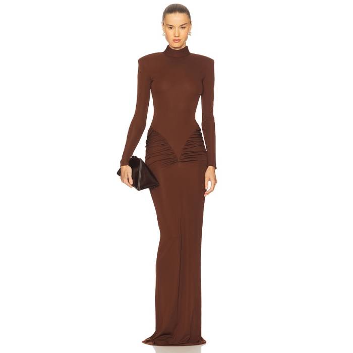 The New Arrivals By Ilkyaz Ozel 【 Darja Dress Women Myrrhe Myst?Re 】 ドレス レディース｜スニケス