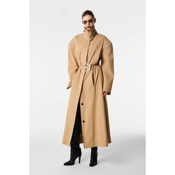 Revolve Los Angeles 【 Nikita Coat Women Khaki 】 レディース カーキ