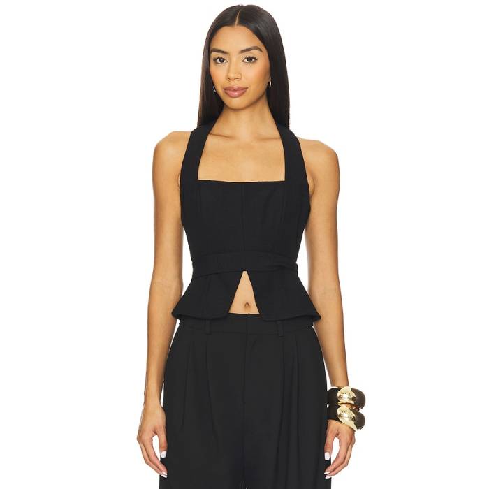 Cult Gaia 【 Anita Top Women Black 】 レディース 黒色 ブラック｜スニケス