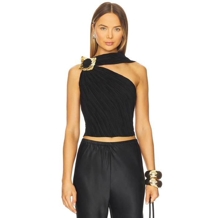 Cult Gaia 【 Moira Top Women Black 】 レディース 黒いこと 黒いこと