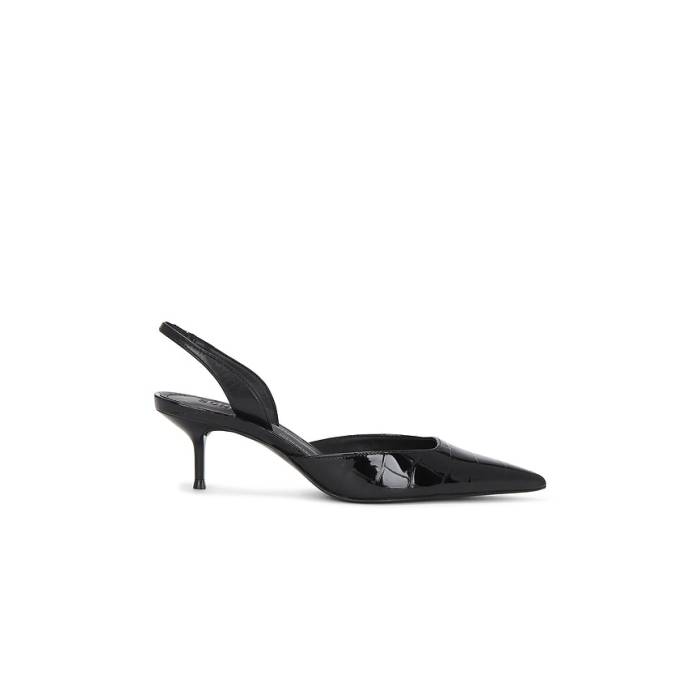 シュッツ Schutz 【 Paola Mid Slingback Women Black 】 ミッド レディース 黒いこと 黒いこと