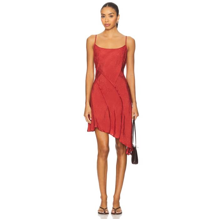 Astr The Label 【 Chelsie Dress Women Deep Red 】 お召しもの レディース ディープ Red 赤・赤いこと