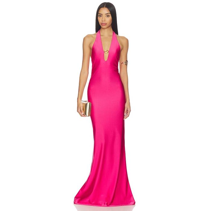 Shani Shemer 【 Sienna Maxi Dress Women Fuchsia 】 御召しもの レディース