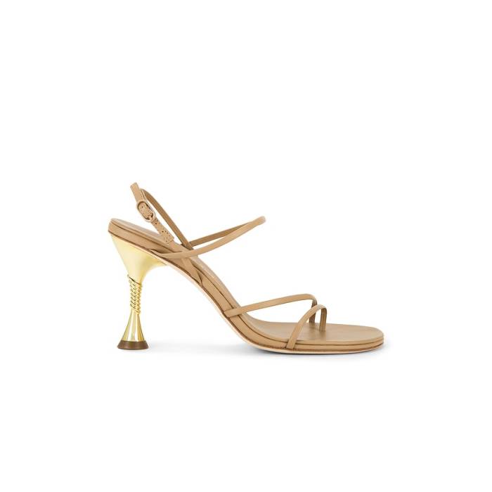 Studio Amelia 【 Helix 90 Sandal Women Beige 】 レディース ベージュ