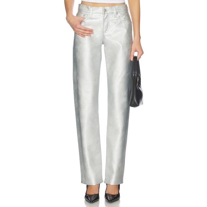 Agolde 【 Low Rise Slim Pants Women Silver 】 ライズ slim スリム レディース Silver 銀色・シルバー|スニケス