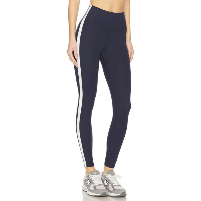 Splits59 【 Clare High Waist Rigor 7/8 Legging Women Indigo \u0026Amp; White 】 ご機嫌 レディース 藍色・インディゴ 白いこと 白いこと