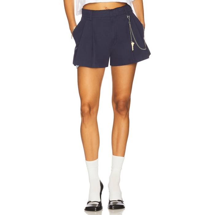 アレキサンダーワン Alexander Wang 【 High-Rise Short With Chain Women Blue Ink 】 レディース 青色 ブルー|スニケス