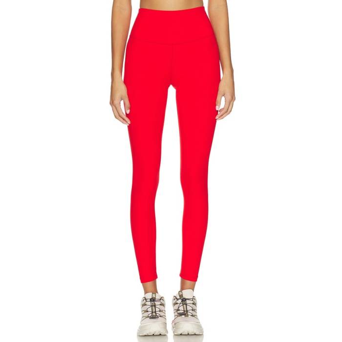 Splits59 【 Sprint High Waist Rigor 7/8 Legging Women Lotus Red 】 ご機嫌 レディース Red 赤・赤いこと