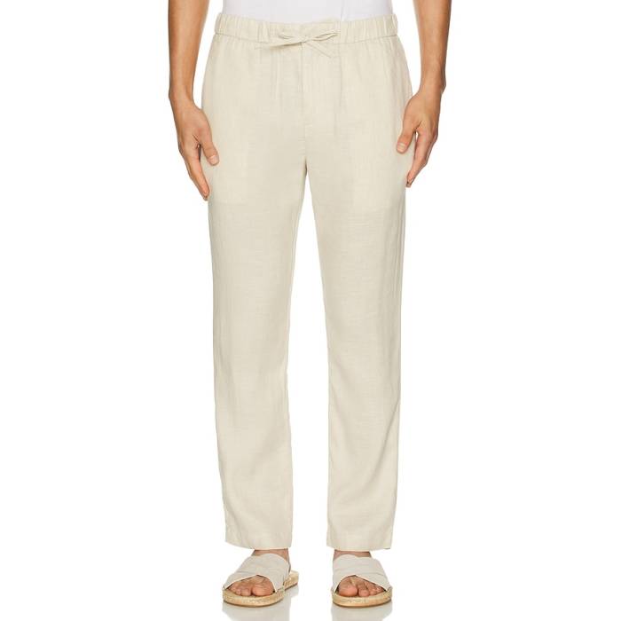 Frescobol Carioca 【 Oscar Linen Chino Pant Men Sand 】 チノ ズボン下 メンズ 砂色・真砂