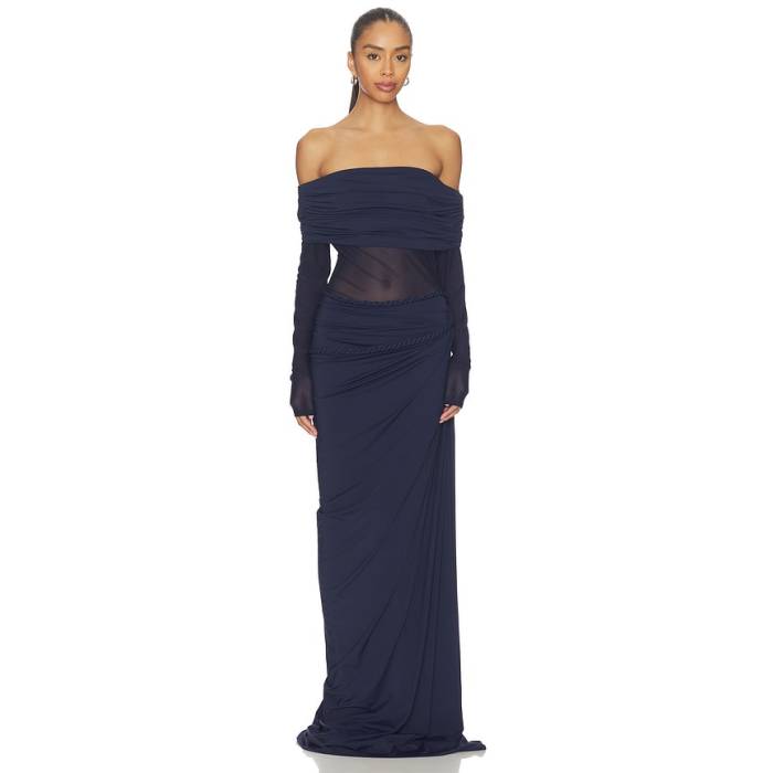 Deme By Gabriella 【 Bella Dress Women Blue 】 お召しもの レディース 青み 青色
