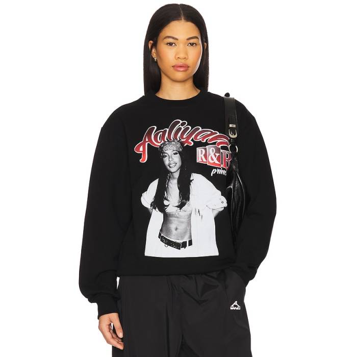 Philcos 【 Aaliyah Princess Sweatshirt Unisex Black Pigment 】 お姫様 汗水 調教師 ユニ一発やる 黒いこと 黒いこと