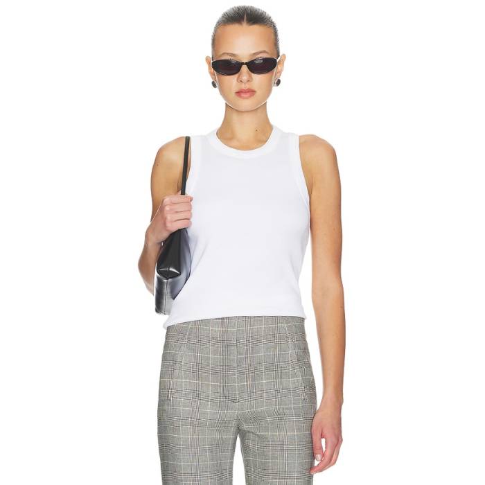 Veronica Beard 【 Cropped Jordyn Tank Top Women White 】 タンクトップ レディース 白色 ホワイト|スニケス