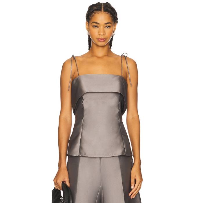 The Garment 【 Ambra Top In Smoke Women Grey 】 レディース 薄墨色 薄墨色