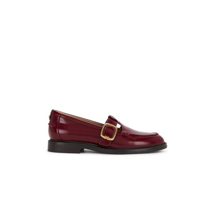 サムエデルマン Sam Edelman 【 Elaina Loafer Women French Merlot 】 置き目毛革 シューズ レディース