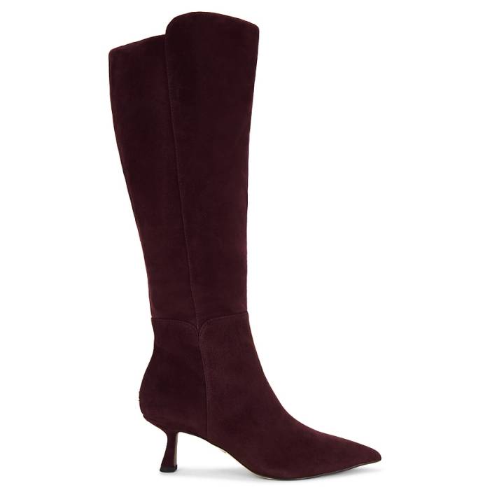 サムエデルマン Sam Edelman 【 Taylin Wide Calf Boot Women Parisian Plum 】 ブーツ レディース