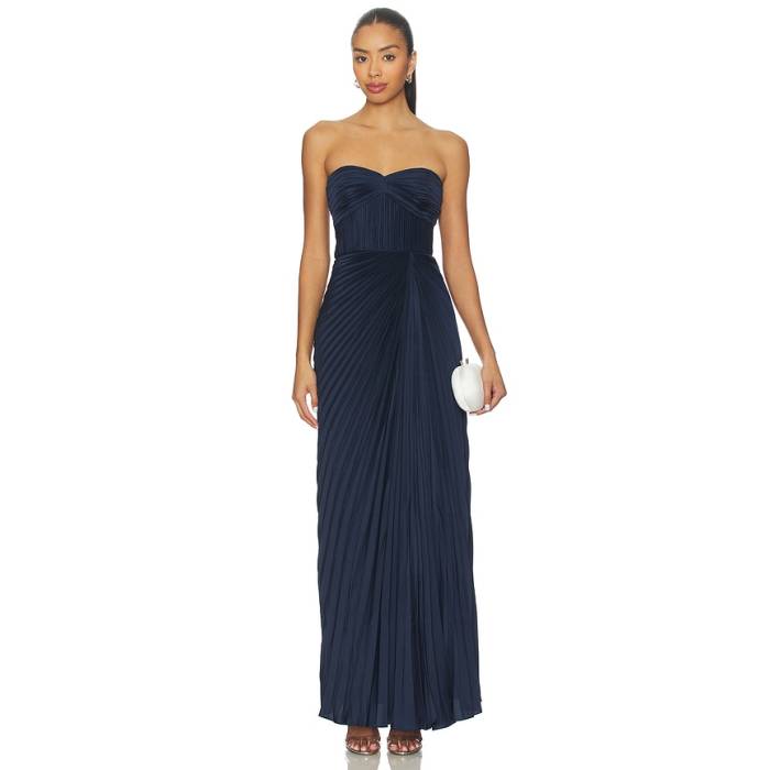 Amur 【 Joyceann Sweetheart Gown Women Deep Indigo 】 レディース ディープ 藍色・インディゴ