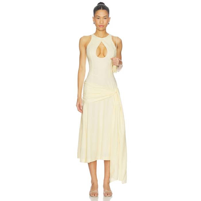 Guizio 【 Victoire Dress Women Honey Butter 】 お召しもの レディース お前さん