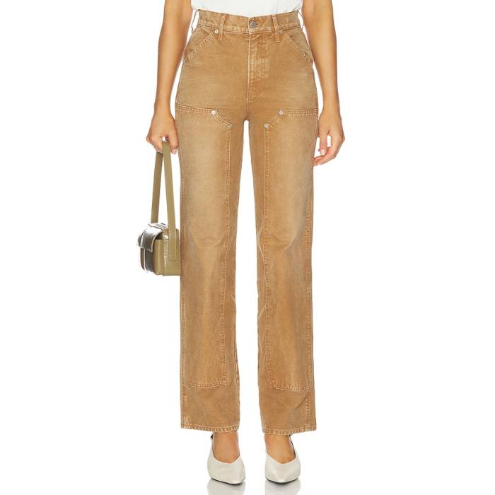 Veronica Beard 【 Dylan High Rise Straight Leg Women Pebble Sand 】 ハイ ライズ レディース 砂色・サンド|スニケス
