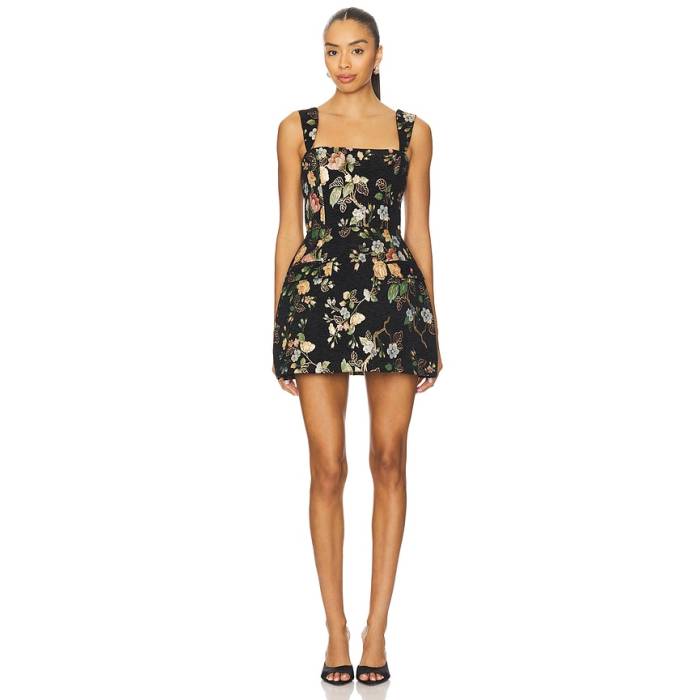 アマンダアプリチャード Amanda Uprichard 【 Bethany Romper Women Black Gold 】 ロンパース レディース 黒いこと 黒いこと ゴールド