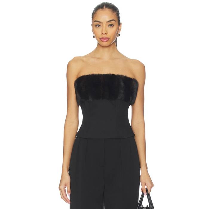 アパ栗鼠 Apparis 【 Ivy Tube Top Women Noir \u0026Amp; Noir Multi 】 レディース