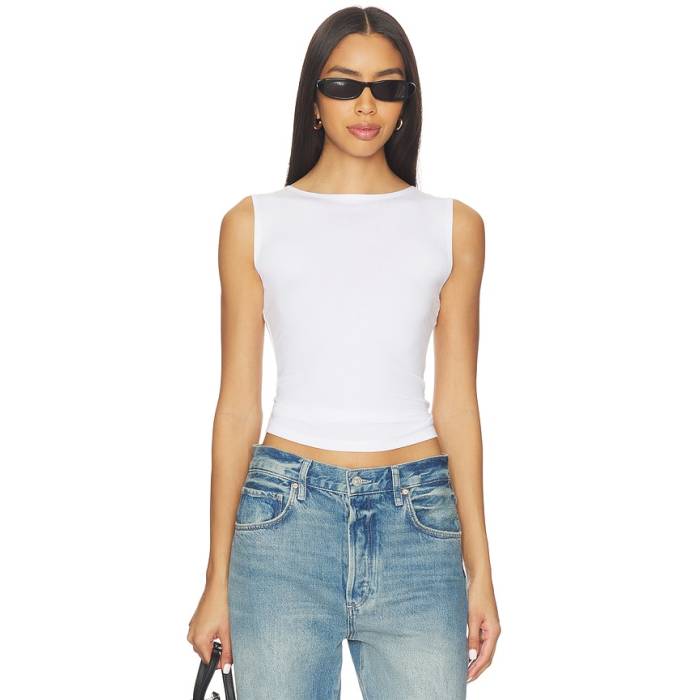 Eb Denim 【 South Beverly Tank Top Women White 】 タンクトップ レディース 白色 ホワイト｜スニケス