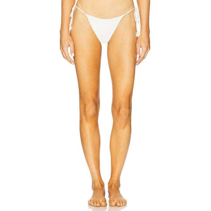 Devon Windsor 【 Lio Bikini Bottom Women Off White Texture 】 ズボン ボトムス レディース 白いこと 白いこと 風合い