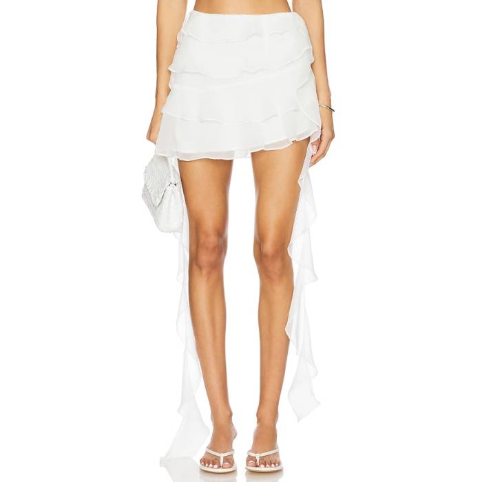 More To Come 【 Rosalia Ruffle Skirt Women White 】 レディース 白色 ホワイト|スニケス