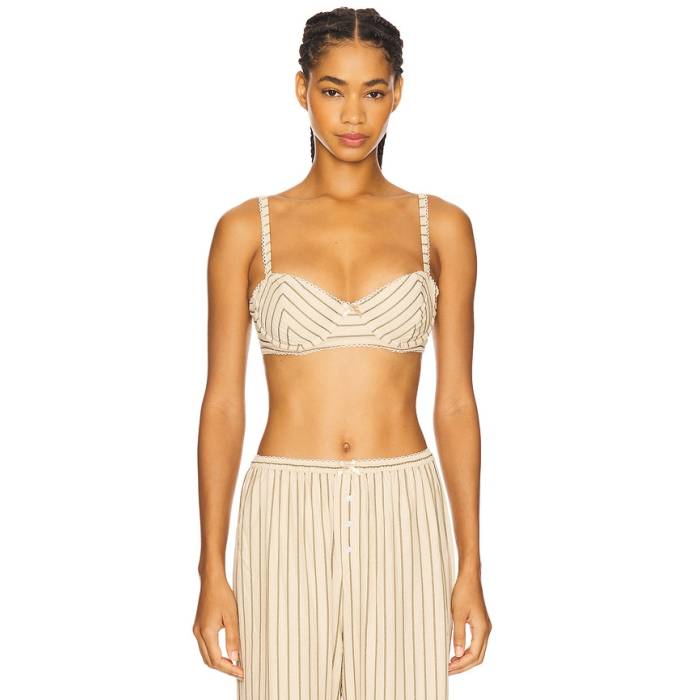 For Love & Lemons 【 Mindy Underwire Bra Women Brown 】 レディース 茶色 ブラウン｜スニケス