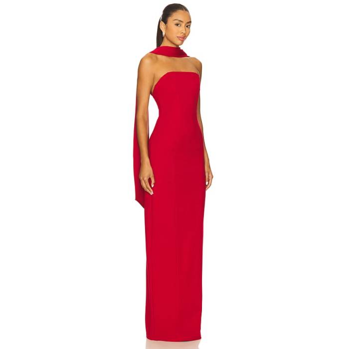 Lovers And Friends 【 Caroline Gown Women Red 】 レディース Red 赤・赤いこと