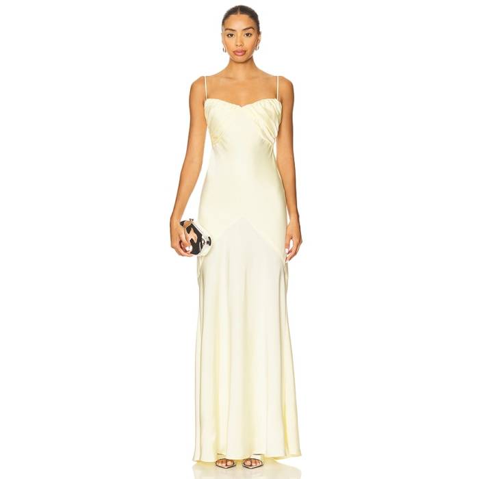 Lovers And Friends 【 Janae Gown Women Yellow 】 レディース yellow 黄味がかった・黄み レディースファッション-ドレス