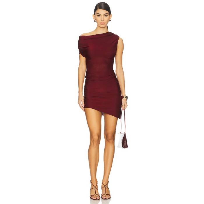 Lovers And Friends 【 Trina Off The Shoulder Mini Dress Women Wine 】 ドレス レディース