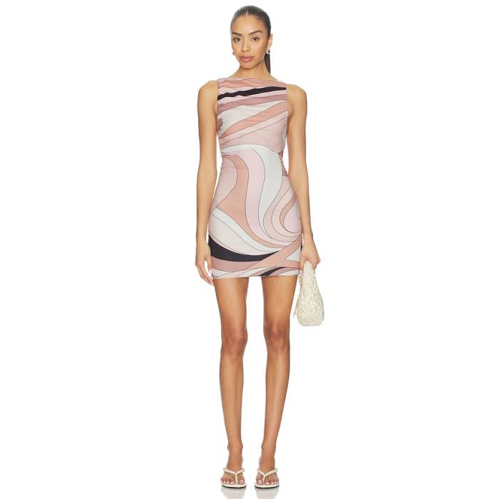 Cin Cin 【 Bambi Mini Dress Women Mars Beige 】 お召しもの レディース ベージュ