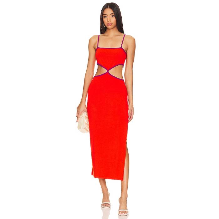Lspace 【 Libra Dress Women Pimento \u0026Amp; Berry 】 お召しもの レディース ドレス-レディースファッション