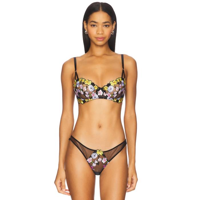 フルールドゥマル Fleur Du Mal 【 Eden Balconette Women Black 】 レディース 黒いこと 黒いこと