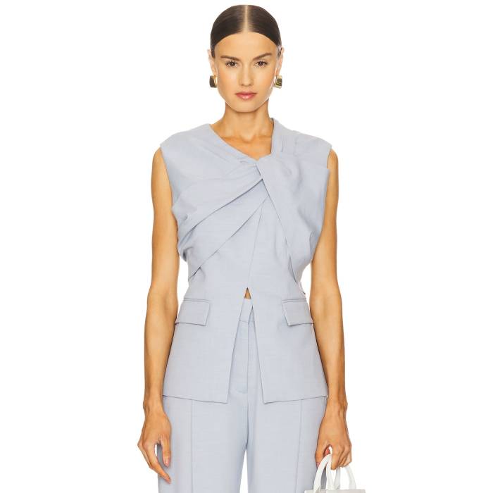 Acler 【 Bewick Vest Women Baby Blue 】 ベスト レディース 青色 ブルー|スニケス