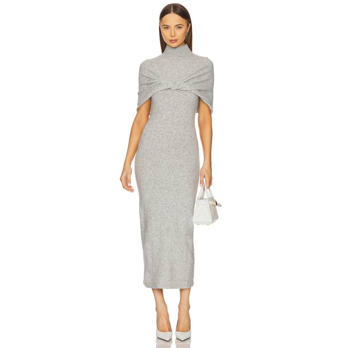 Ser.o.ya 【 Wisteria Gown Women Light Grey 】 レディースファッション ドレス レディース 灰色 グレー