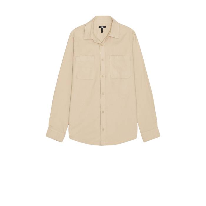 ペイジ Paige 【 Kallen Button Up Shirt Men Morrocan Clay 】 メンズファッション トップス カジュアルシャツ メンズ