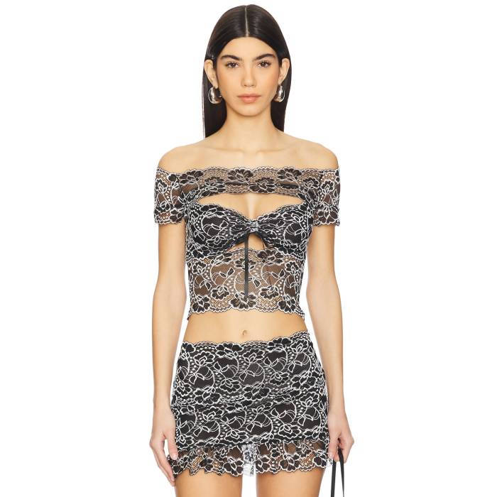 I.am.gia 【 Crystal Top Women Black 】 レディースファッション トップス ベアトップ チューブトップ レディース 黒色 ブラック