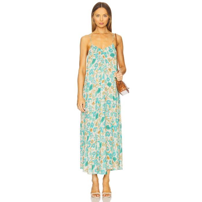 Spell 【 Goldie Maxi Dress Women Lagoon 】 ドレス レディースファッション ドレス レディース