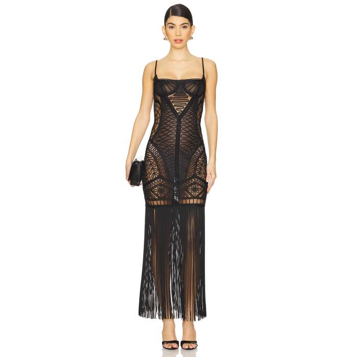 ジ・アティコ The Attico 【 Sleeveless Midi Dress Women Black 】 Sleeveless ノンスリーブ ドレス レディースファッション ドレス レディース 黒色 ブラック