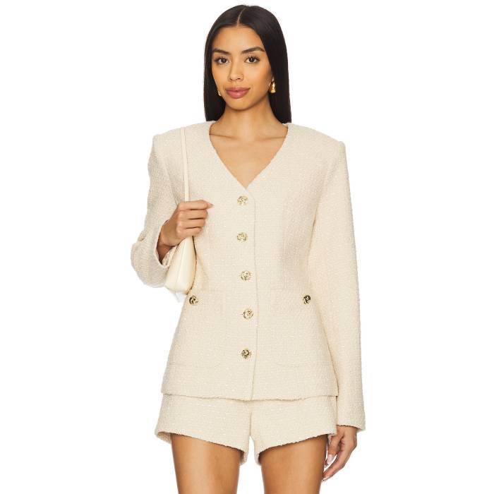 Astr The Label 【 Lysanor Jacket Women Oatmeal 】 Jacket ジャケット レディース