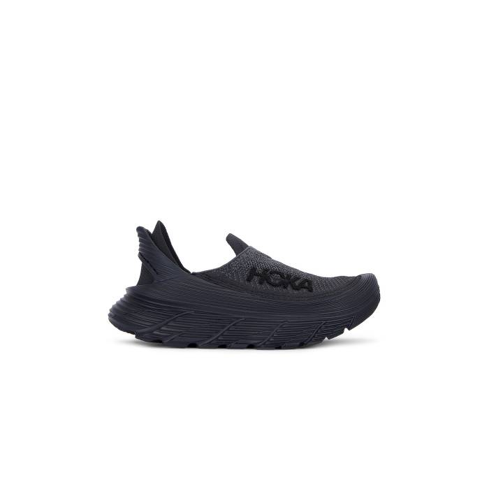 Hoka 【 U Restore Tc Sneaker Men Black 】 靴 スニーカー 靴 メンズ靴 スニーカー メンズ 黒色 ブラック