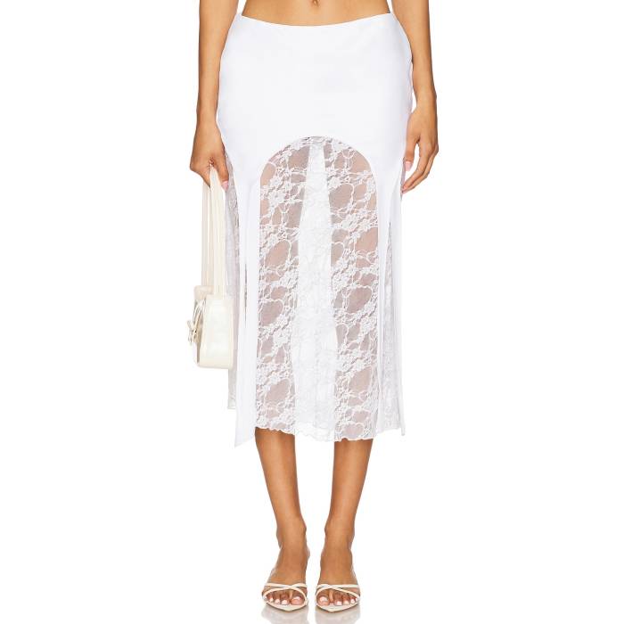 Bella Venice 【 The Lia Skirt Women White 】 レディースファッション ボトムス スカート レディース 白色 ホワイト