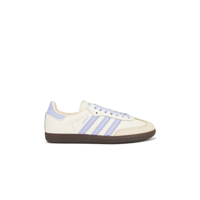 アディダス Adidas Originals 【 Samba Og Women Cream White, Violet Tone, & Sand Strata 】 サンバ 靴 レディース靴 スニーカー レディース クリーム 紫・バイオレット 砂色・サンド
