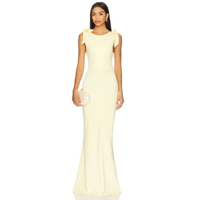 Ow Collection 【 X Revolve Cornelia Maxi Dress Women Butter Yellow 】 ドレス レディースファッション ドレス レディース yellow 黄色・イエロー
