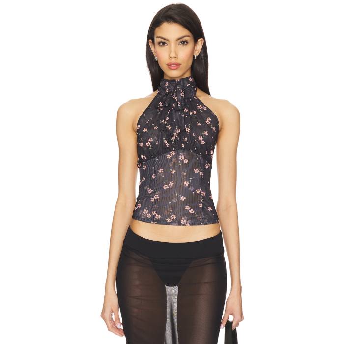 Afrm 【 Lune Top Women Delicate Ditsy 】 レディース