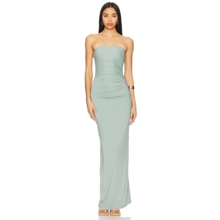 Nakedvice 【 X Revolve The Evelyn Dress Women Sage 】 ドレス レディースファッション ドレス レディース