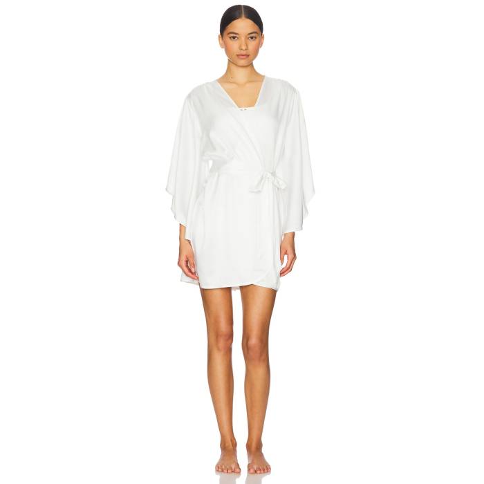 Homebodii 【 Luna Robe Women White 】 レディース 白いこと 白いこと